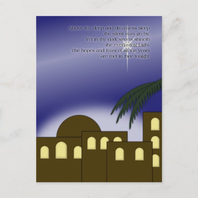 "Acima de suas profundezas..." Cartão Postal (Frente)