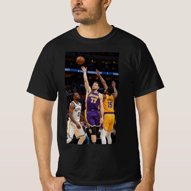 Acima do jogo: Camiseta de basquete Pro-Level (Frente)