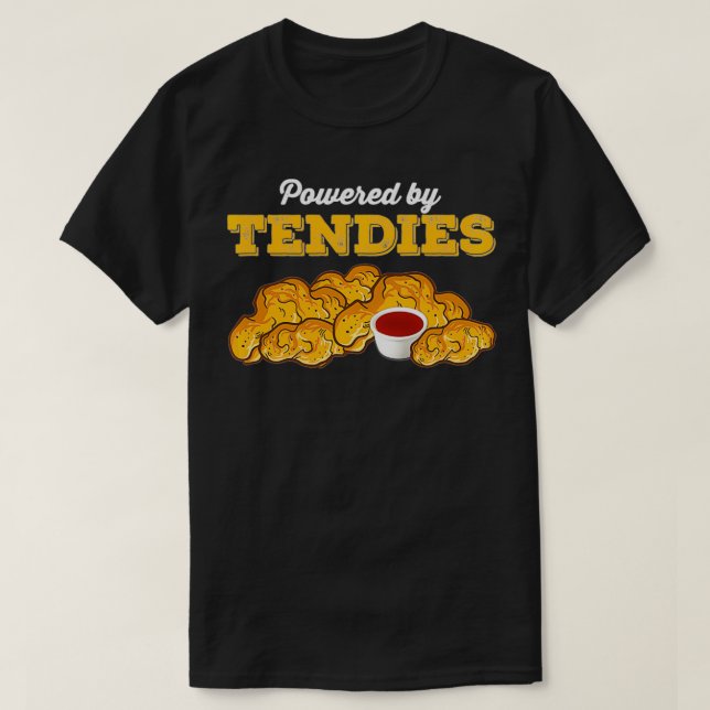 Acionado por Tendies Chicken Tender Pullover (Frente do Design)
