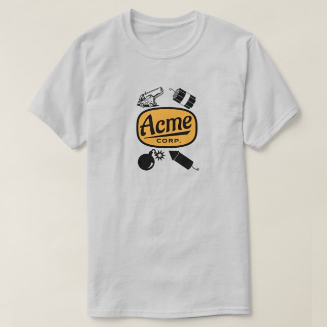 "Acme Corp." Camisa do logotipo (Frente do Design)