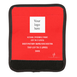 Acolchoado De Alça Logotipo do colégio de música I Red