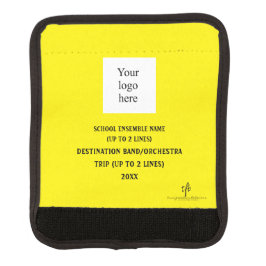 Acolchoado De Alça Logotipo do colégio de música I Yellow