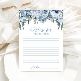 Aconselhamento Azul Floral Dusty para a Noiva