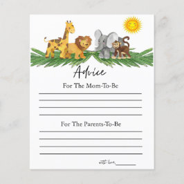 Aconselhamento de Animais Safari para Jogo de Chá