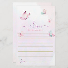 Aconselhamento de borboleta para a carta da mãe se