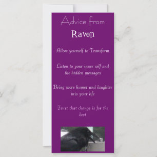 Aconselhamento de um marcador Raven Spirit