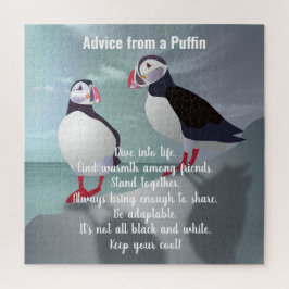 Aconselhamento de um Quebra-cabeça de Puffin Desig