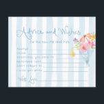 Aconselhamento e desejos Cartão Azul<br><div class="desc">Aconselhamento e desejos Retrato Azul dos itens de correspondência do cartão de mercado disponíveis.</div>