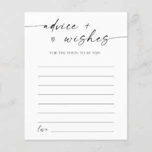 Aconselhamento e Desejos para a futura Sra.