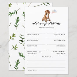 Aconselhamento e previsões Jogo de Chá de fraldas 