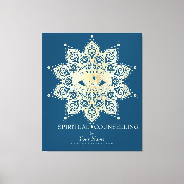 Aconselhamento Espiritual, Psíquico, Tarô - Canvas (Frente)