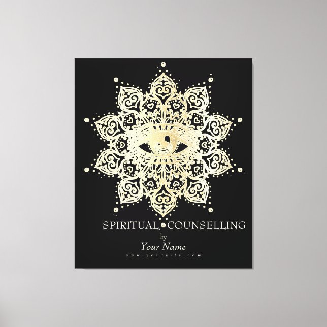 Aconselhamento Espiritual, Psíquico, Tarô - Canvas (Frente)