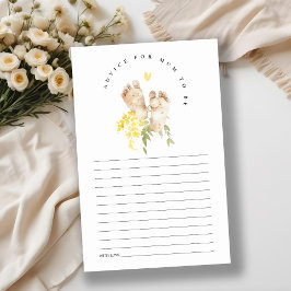 Aconselhamento Floral Amarelo De Pé-Bebê Para Chá 