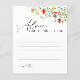 Aconselhamento floral colorido ao cartão postal da