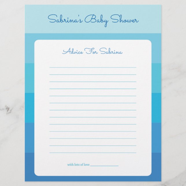 Aconselhamento para a mãe ser Chá de fraldas de ma (Frente)