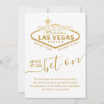 Aconselhamento para apostar no tema de Las Vegas D<br><div class="desc">A Carta de Chás de panela e Aconselhamento sobre o Tema de Las Vegas apresenta um Nome Personalizado Bem-vindo ao Fabuloso Sinal de Las Vegas em Branco e Dourado com a divertida e única formulação e espaço de "Aconselhamento que Podemos Apostar" para conselhos sobre casamentos, desejos e conselhos sobre viagens...</div>