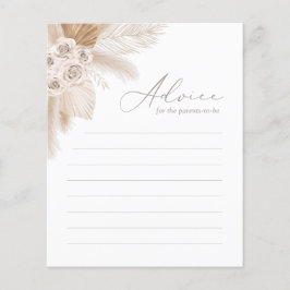 Aconselhamento para Chá de fraldas Boho Pampas Gra