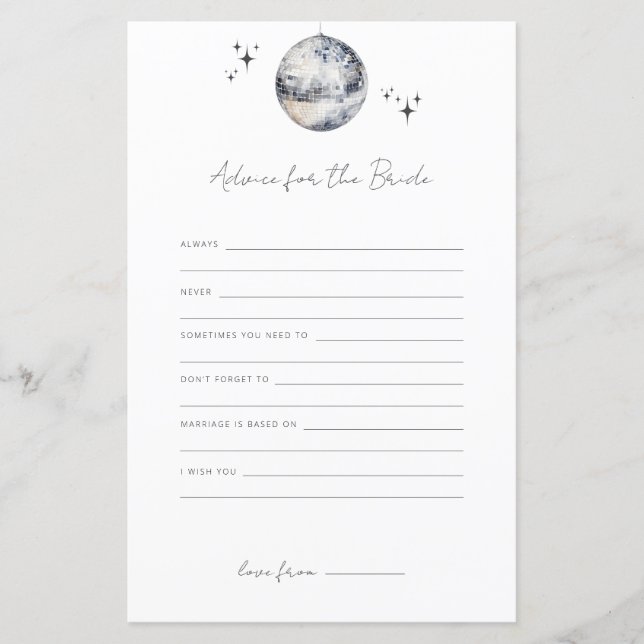 Aconselhamento Para O Jogo Do Chá de panela Da Bol (Frente)