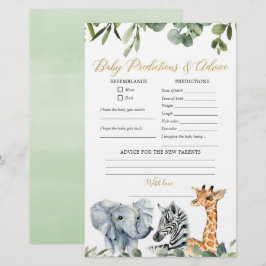 Aconselhamento sobre previsões de bebês para anima