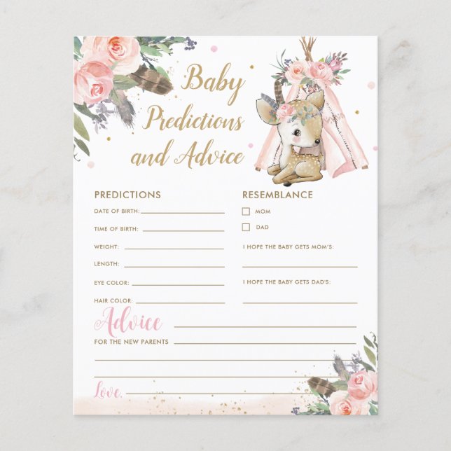 Aconselhamento sobre Previsões de Bebês Tribais de (Frente)