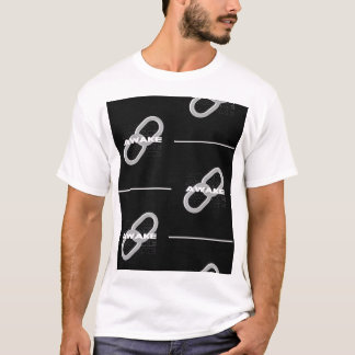 Acordado: Design Minimalista de Camiseta Preta