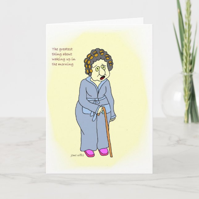 Acordando o cartão de aniversário (Frente)