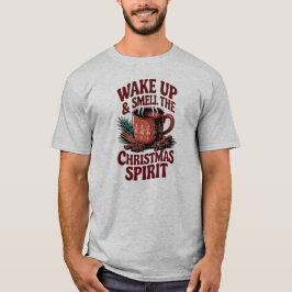 Acordar e cheiro de T-Shirt espiritual de Natal