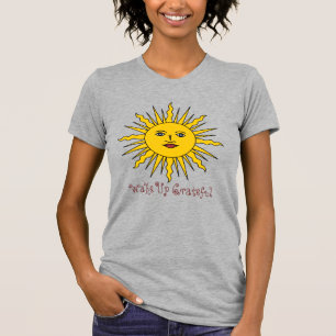 Acordar Em T-Shirt Grateful Positivity