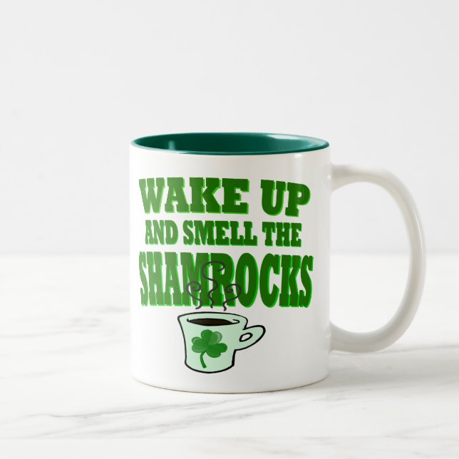 Acordar Para Cima E Cheire A Caneca De Shamrock (Direita)
