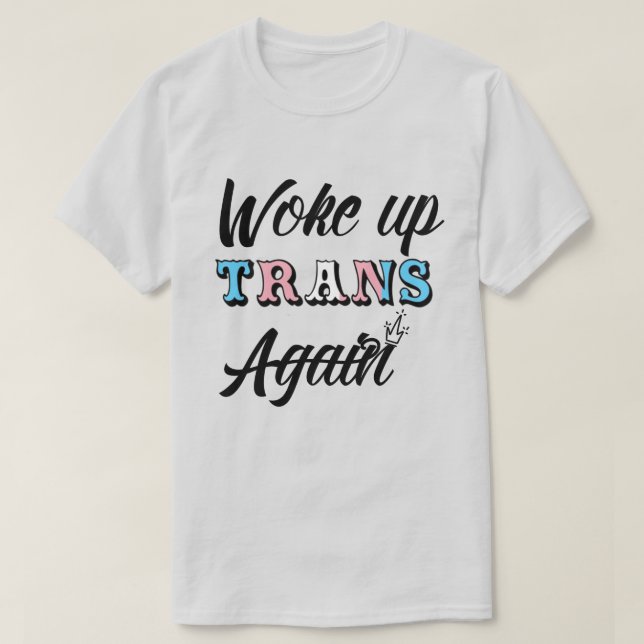 Acordar T-Shirt Trans (Frente do Design)