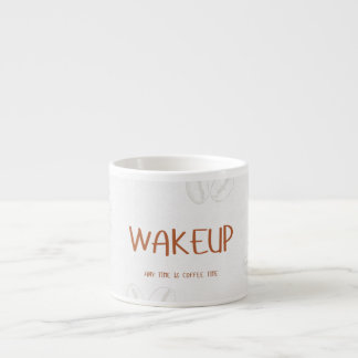 Acordar xícara de Espresso - design de café motiva