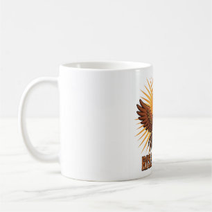 ACORDE E BRILHE Caneca de Café da Galinha Engraçad