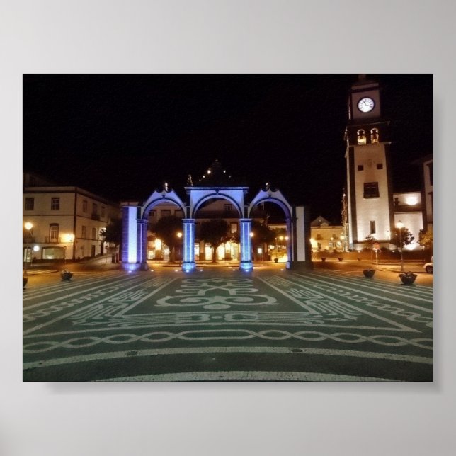 Açores - Ponta Delgada Poster (Frente)