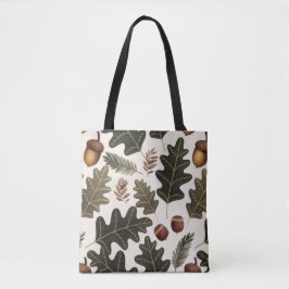 Acorns e Folhas Comprando Errand Tote Bag
