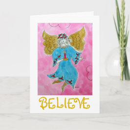 Acredite Anjo - Cartão de Natal