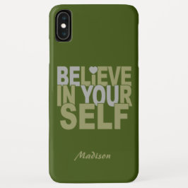 ACREDITE EM SI MESMO EM capas personalizadas de no