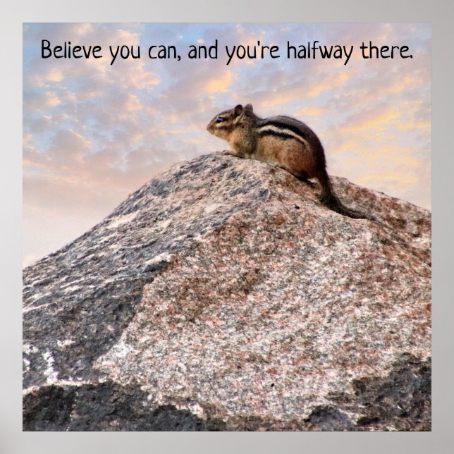 Acredite em si mesmo Poster (Frente)