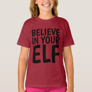 ACREDITE EM SUAS T-shirts Engraçadas Crianças Meni