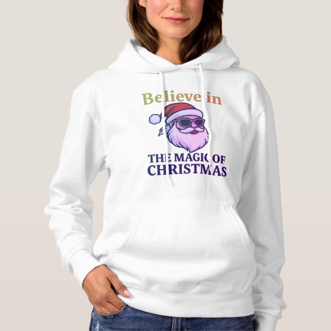 Acredite na Magia do Natal Pullover Unisex  (Frente)