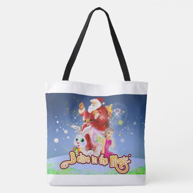 Acredite na Magic Tote Bag (Verso)