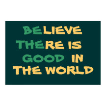 Acredite na Poster mundial