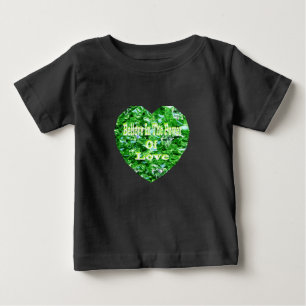 Acredite No Poder Do Amor, Camiseta Bebê