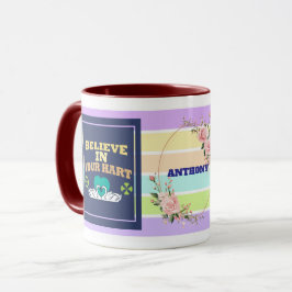 Acredite no Seu Coração Caneca Personalizada – Col
