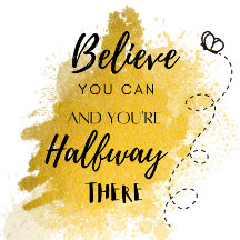 Acredite que você pode camiseta motivacional