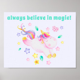 Acredite sempre em magia! Poster de Crianças Bonit