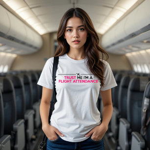 Acredite, sou uma T-Shirt de presença de voo