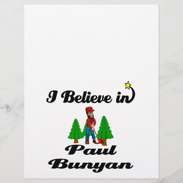 acredito em paul bunyan (Frente)