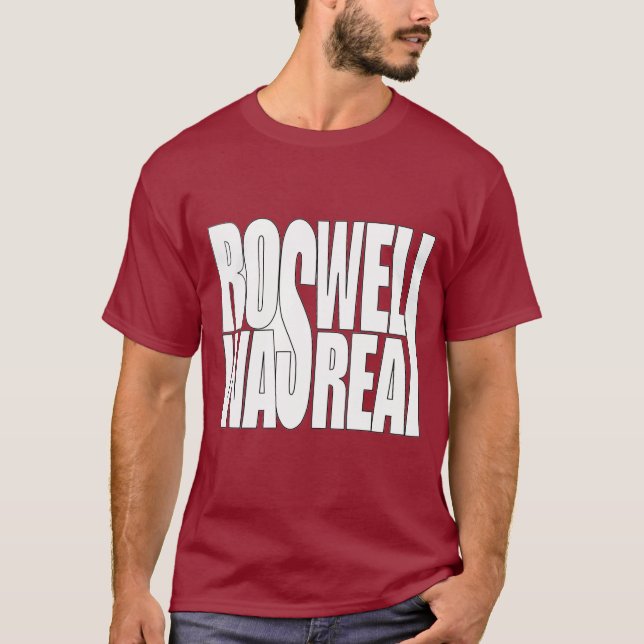 Acredito em Roswell OFO crash T-Shirt (Frente)