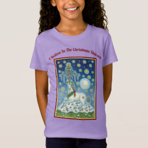 ACREDITO NO NATAL UNICORN JERSEY T-SHIRT