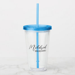 Acrílico Copo de Café Gelado Personalizado/ Presente para D